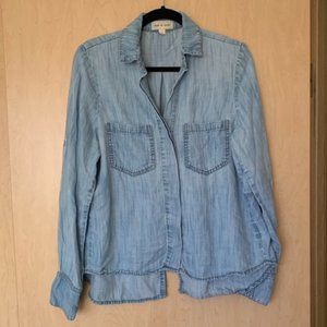 Cloth & Stone (Anthropologie) Soft Denim Button Down Top